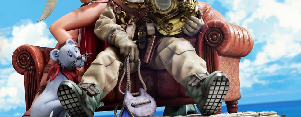 Prime 1 Studio показала статую Нади и Жана из аниме-сериала «Надя с загадочного моря»