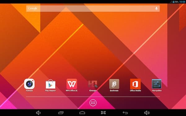 Операционная система планшета Zifro ZT-1001KB