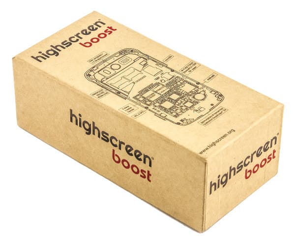 Упаковка Highscreen Boost Упаковка Highscreen Boost