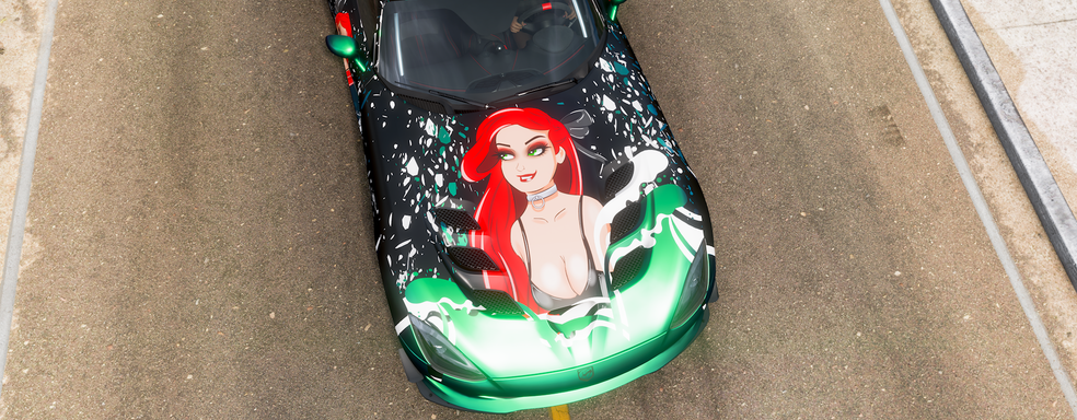 Игрок обклеил свою машину в Forza Horizon 5 стикерами с девушками и получил за это бан почти на 8 тысяч лет