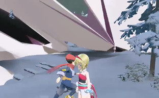 Pokemon Legends Arceus можно сломать, если вертеться вокруг девушки