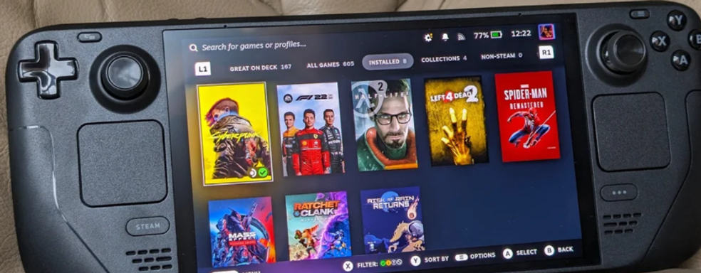 Владелец Steam Deck устал от комфортного управления и подключил два iPod для хардкорной игры