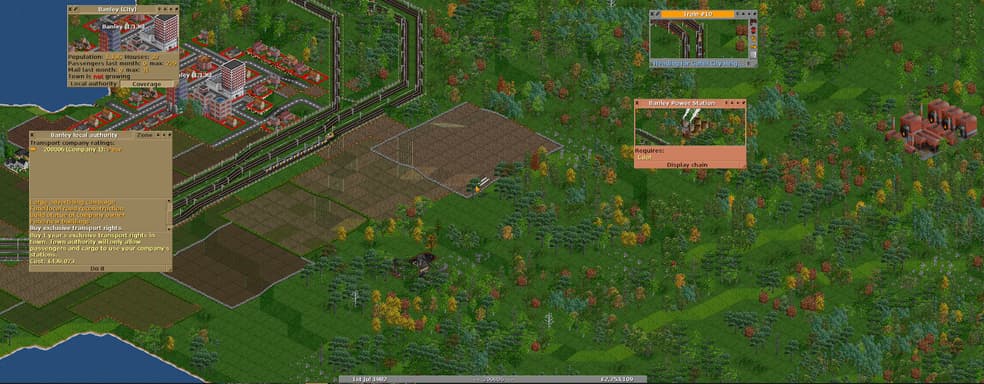 Open Transport Tycoon Deluxe вышла в Steam и доступна бесплатно