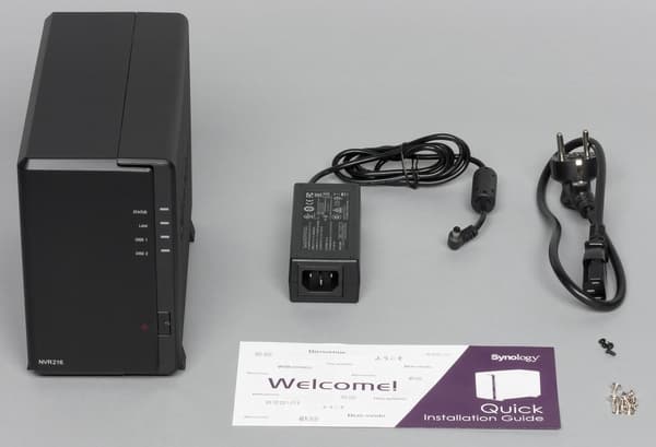 Комплект поставки Synology NVR216 Комплект поставки Synology NVR216