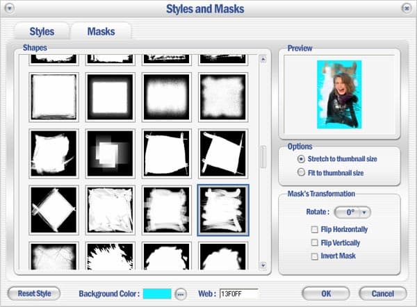 Добавление рамок в виде масок в Watermark Factory