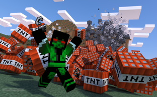 Эксперимент в Minecraft сжёг компьютер. Взрыв в игре оказался слишком сильным