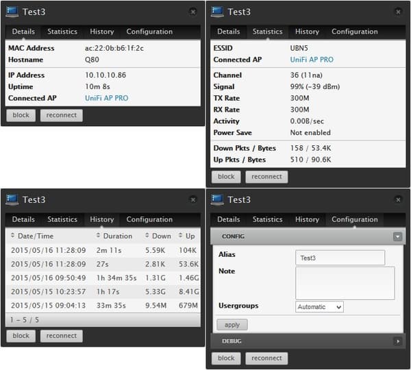 Интерфейс контроллера точек доступа Ubiquiti UniFi Интерфейс контроллера точек доступа Ubiquiti UniFi