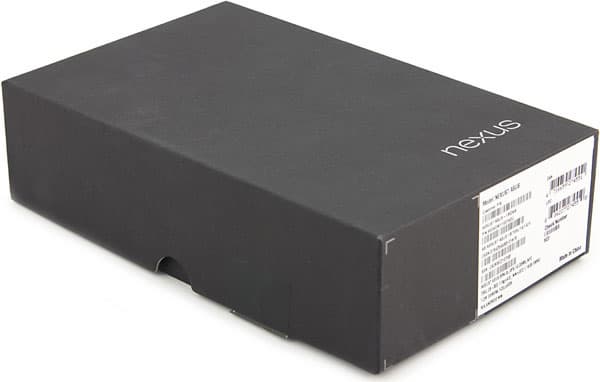 Коробка Google Nexus 7