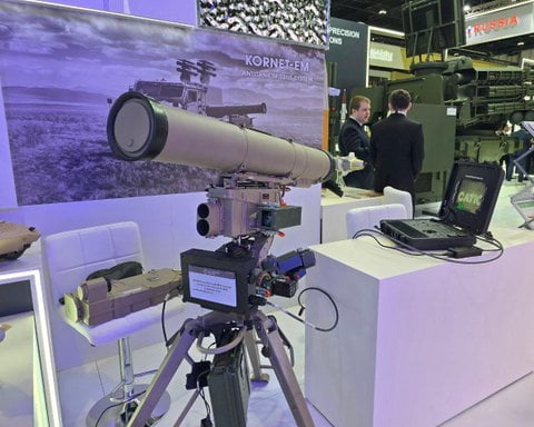 Выносная пусковая установка ПТРК «Корнет» с дистанционным управлением комплекса