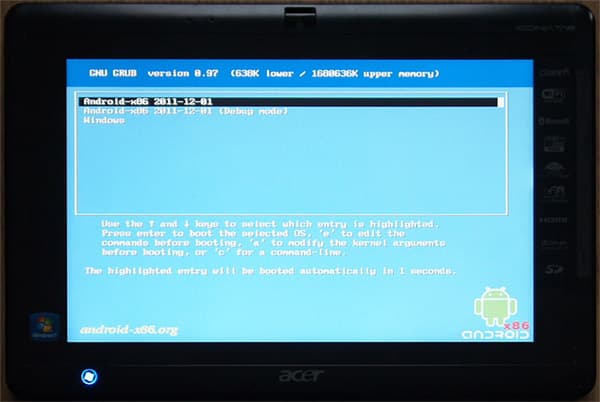 загрузка Android 4.0