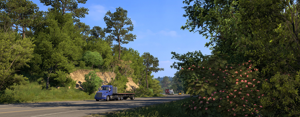 Растительность Арканзаса в American Truck Simulator: новые скриншоты дополнения