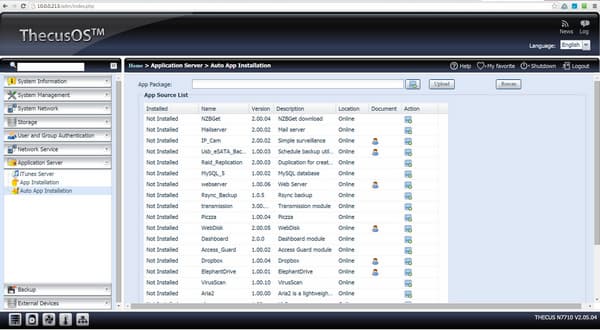 Сетевой накопитель Thecus N7710-G