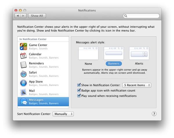 Скриншот OS X 10.8 Mountain Lion