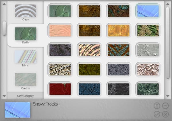 Загрузка основных текстур заднего плана в Backdrop Designer