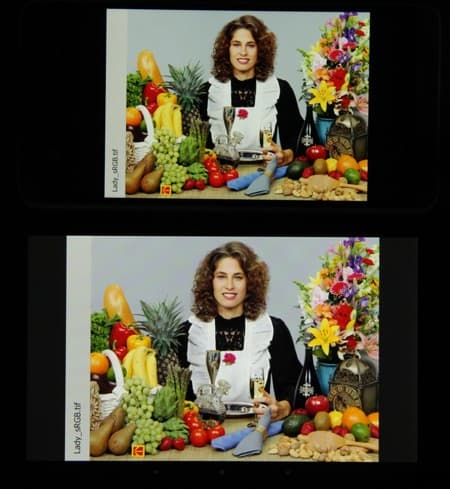 Обзор HTC One max. Тестирование дисплея