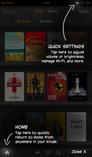 Скриншот Kindle Fire