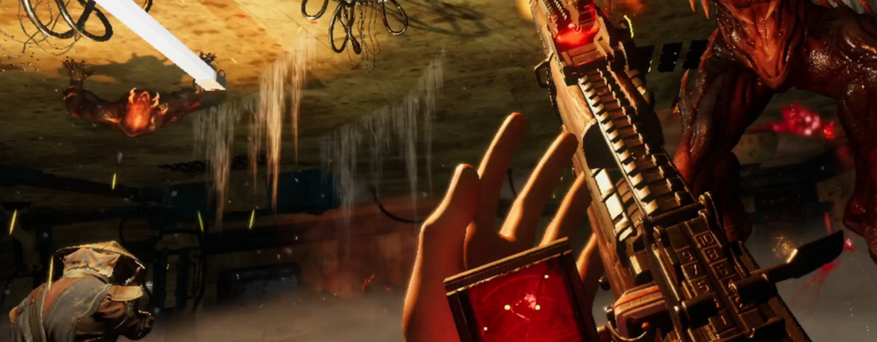 Новые кадры российского шутера Xenolocus — ксеносы могут взять отряд в окружение