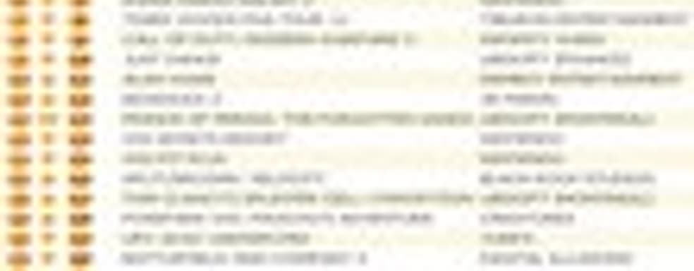 Британские игровые продажи (12-18 июля 2010) 