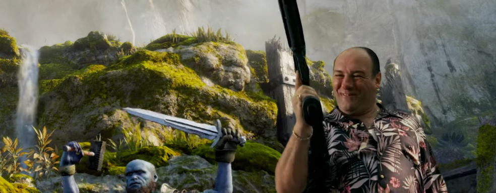 Тони Сопрано перенесли в мир God of War Ragnarok