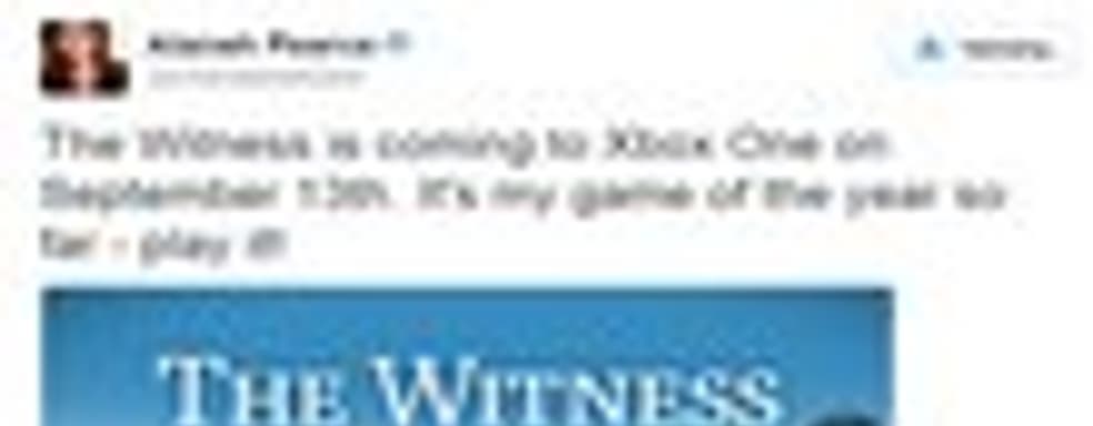 The Witness выйдет на Xbox One 13 сентября