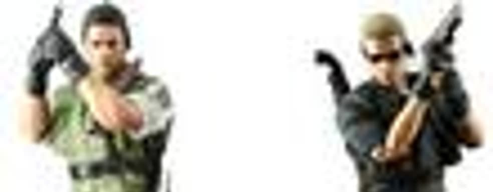 Фигурки Криса Редфилда и Альберта Вескера 