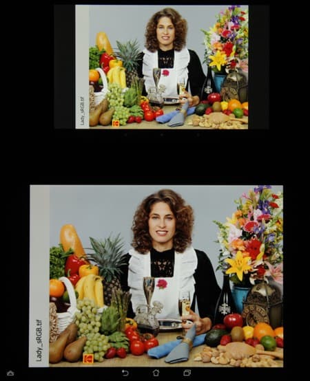 Обзор планшета Asus Transformer Pad Infinity. Тестирование дисплея