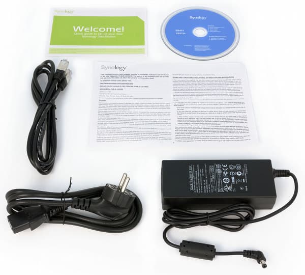 Комплект поставки Synology DS213+ Комплект поставки Synology DS213+
