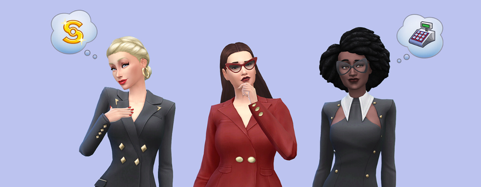 Для The Sims 4 вышли 2 авторских DLC-комплекта Business Chic Kit и Refined Living Room Kit