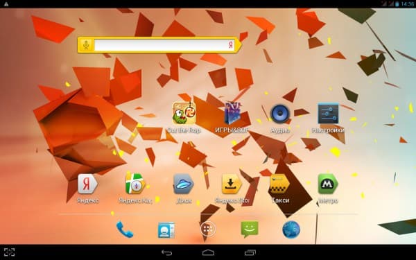 Операционная система планшета Explay Scream 3G
