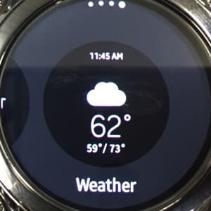 Снимок экрана Samsung Gear S2