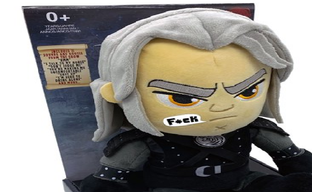 Geralt Plush Toy Will Swear with Henry Cavill's Voice from "The Witcher" Series