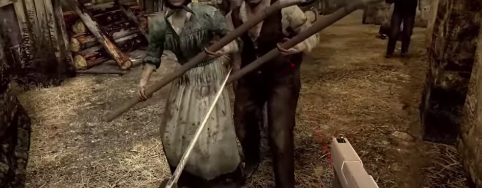 Девушки травмируют грудь при игре в Resident Evil 4 VR. Геймерша пожаловалась на синяки