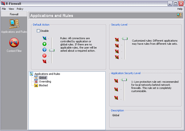 Главное окно