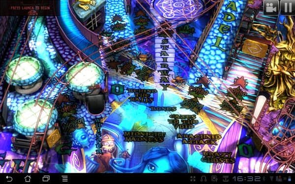 Скриншот Zen Pinball на ASUS Eee Pad Transformer Prime