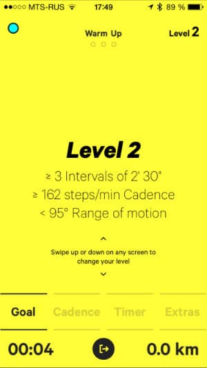 Скриншот приложения Moov Run & Walk Скриншот приложения Moov Run & Walk