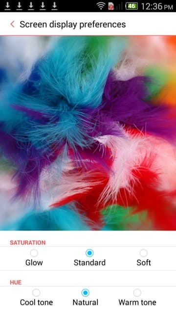 Обзор смартфона ZTE V5 Max. Тестирование дисплея