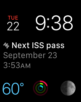 Скриншот Apple Watch