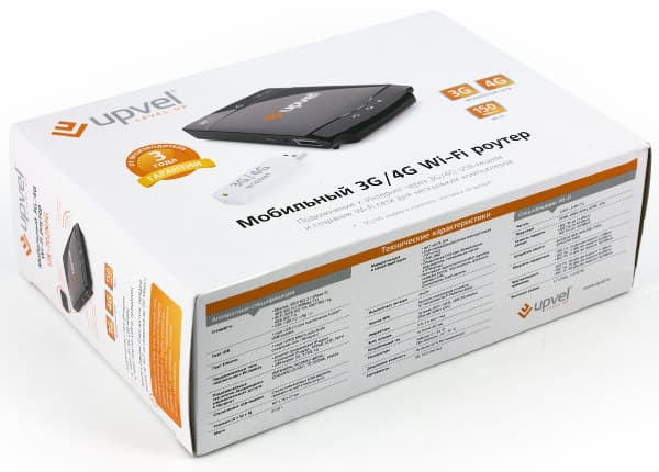 Упаковка роутера Upvel UR-702N3G Упаковка роутера Upvel UR-702N3G