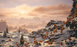 В The Elder Scrolls V Skyrim устроили сырный апокалипсис — движок Unreal Engine 5 не выдержал задумку художника и пришлось умерить аппетит