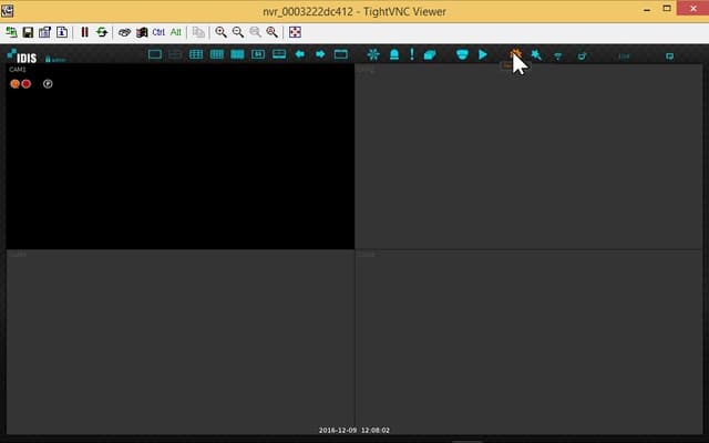 Работа с видеорегистратором через VNC