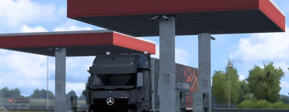 В Euro Truck Simulator 2 добавили технологичный прицеп с электрической осью. Первый геймплей и ограничения обновления Krone Trailer Pack
