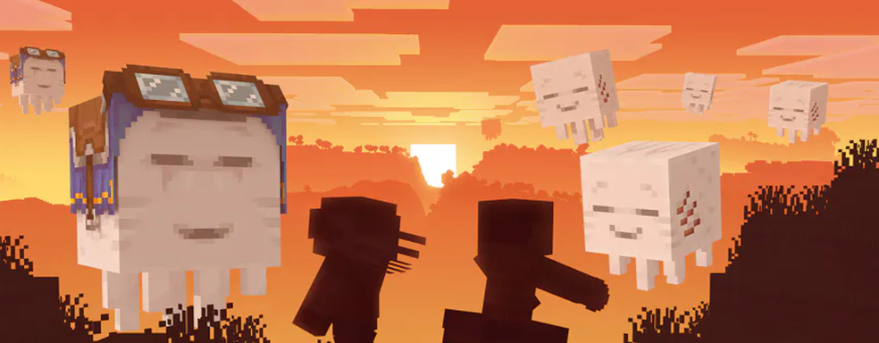 Счастливый Гаст из Minecraft осчастливил игрока — спас его от неминуемой смерти в хардкорном режиме