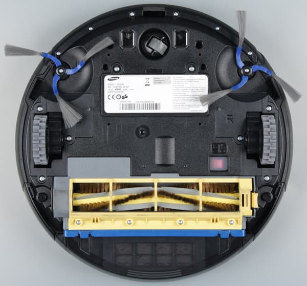 Робот-пылесос Samsung NaviBot-S SR8980, вид снизу Робот-пылесос Samsung NaviBot-S SR8980, вид снизу