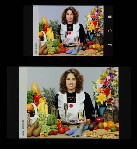 Обзор смартфона Huawei Ascend P7. Тестирование дисплея