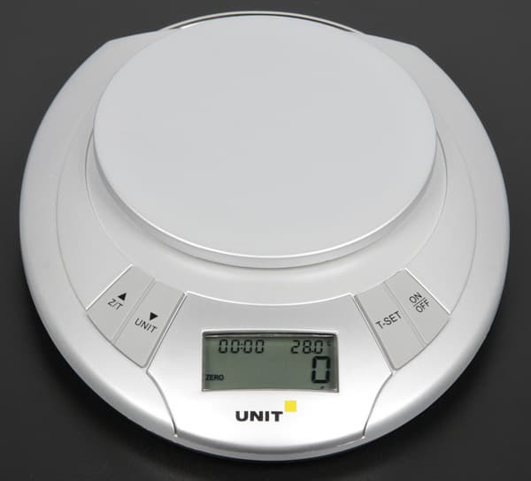 Кухонные весы Unit UBS-2155. Вид сверху Кухонные весы Unit UBS-2155. Вид сверху