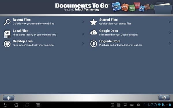 Скриншот Documents To Go
