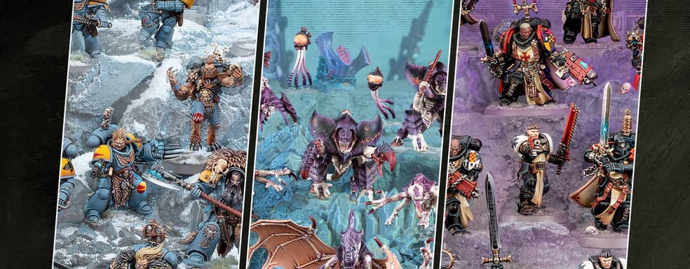 Для настолки Warhammer 40,000 готовят боевые патрули с Космическими Волками, тиранидами и Чёрными Храмовниками