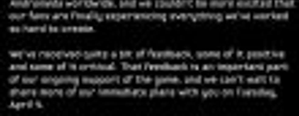 4 апреля BioWare сообщит о планах касательно поддержки и развития Mass Effect: Andromeda