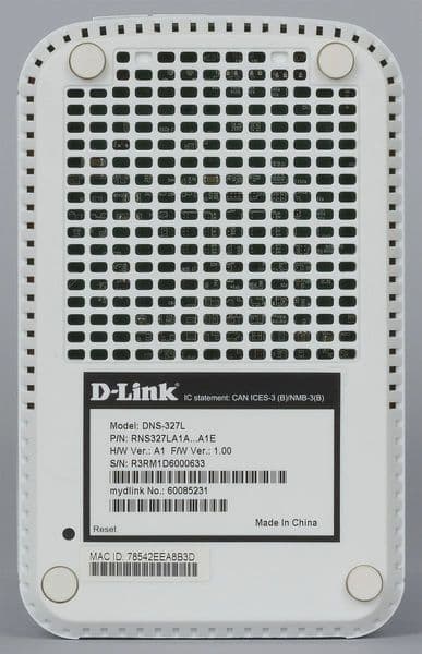 Внешний вид D-Link DNS-327L