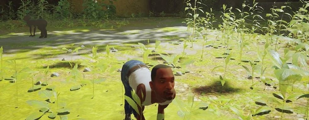 Modder Replaces Cat in Stray with CJ from GTA: San Andreas